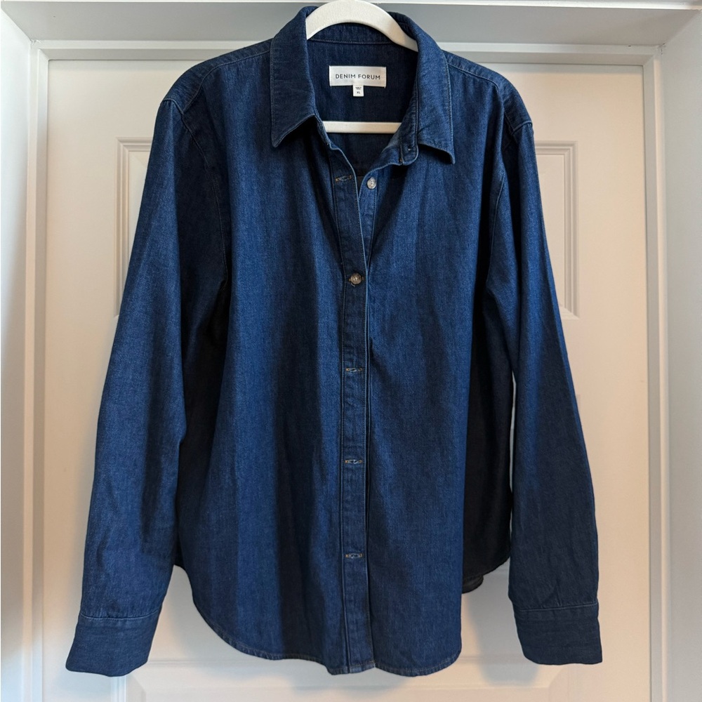 Denim Forum Button Down Long Sleeve